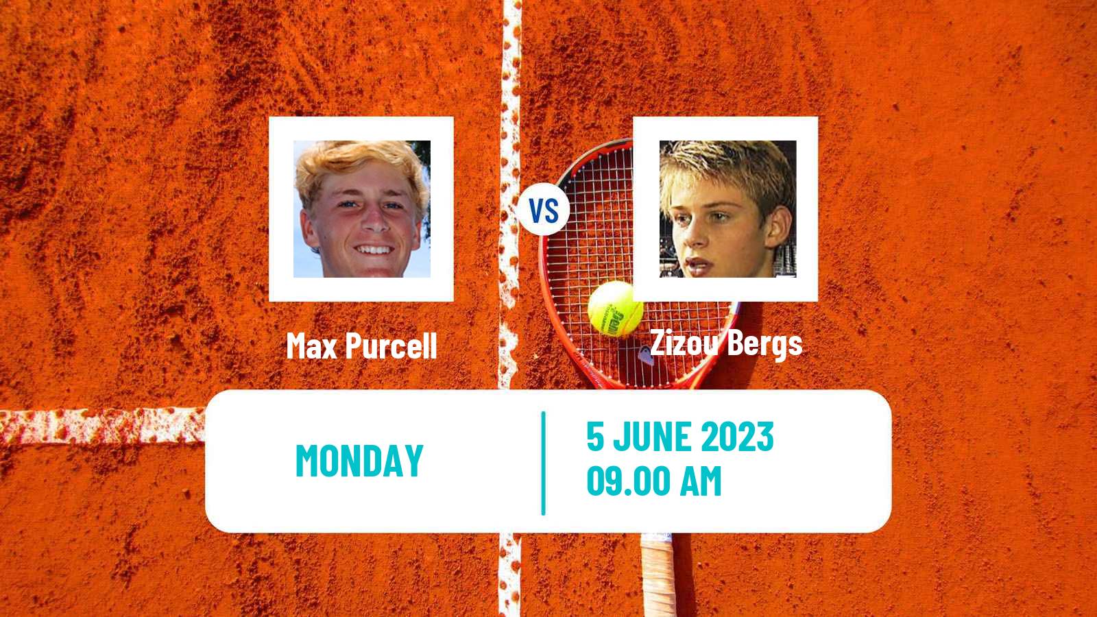 Tennis Surbiton Challenger Men Max Purcell - Zizou Bergs