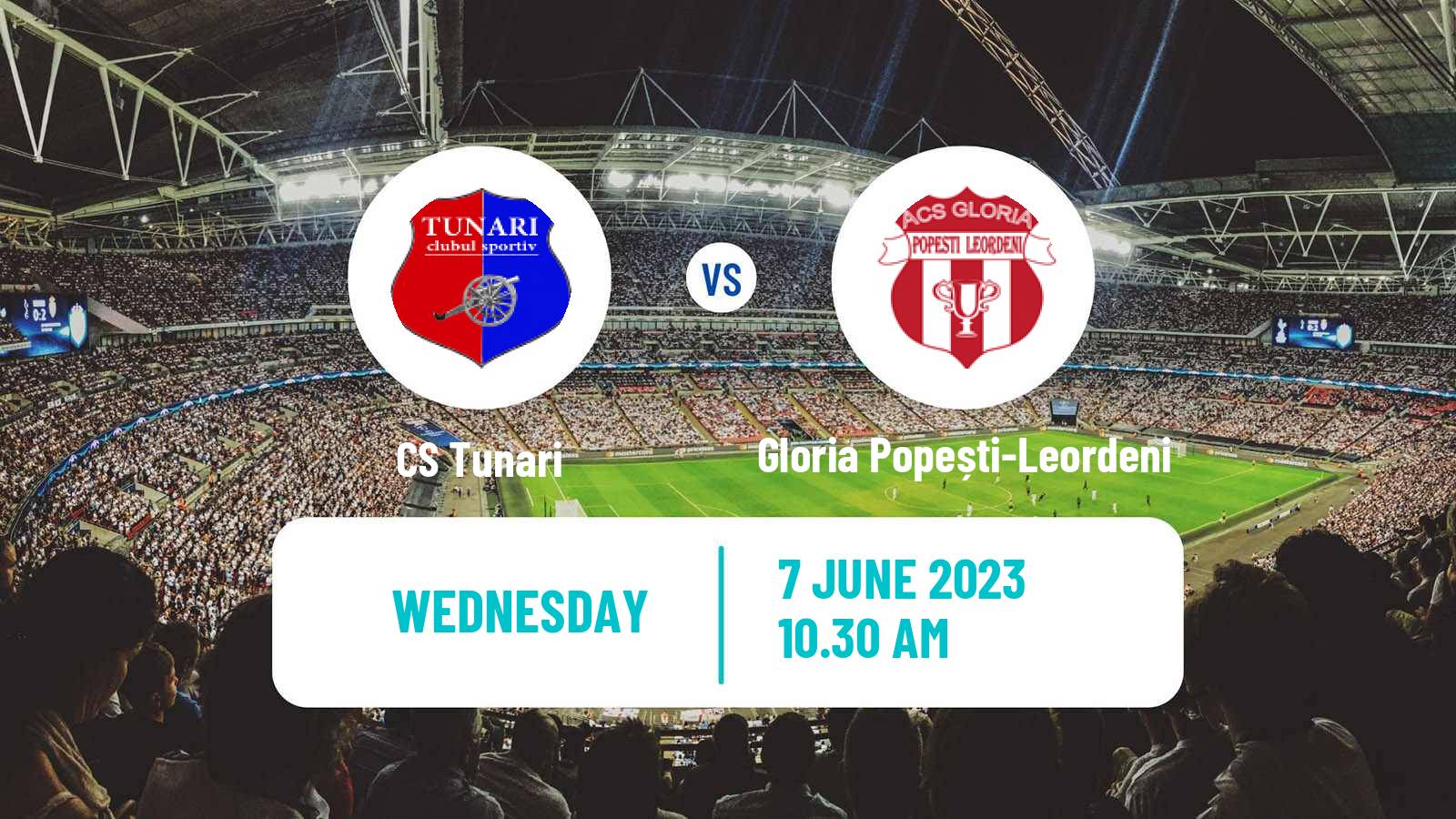 Soccer Romanian Liga 3 - Promotion Play-Offs Tunari - Gloria Popești-Leordeni