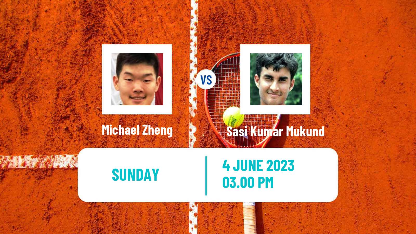 Tennis Tyler Challenger Men Michael Zheng - Mukund Sasikumar