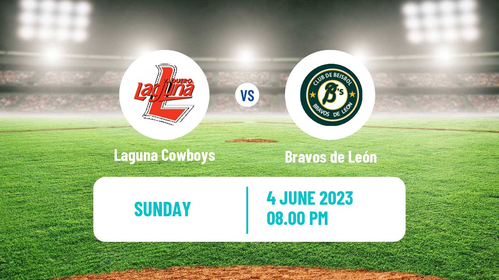 Baseball LMB Laguna Cowboys - Bravos de León