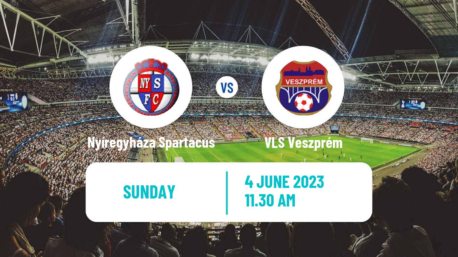 Soccer Hungarian NB II Nyíregyháza Spartacus - VLS Veszprém