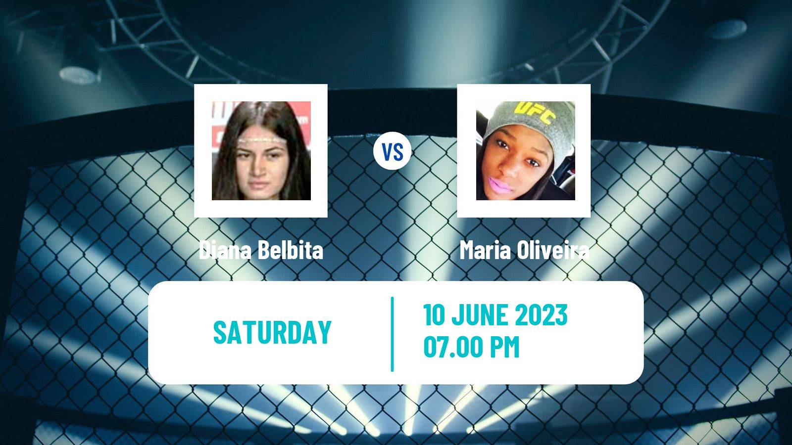 MMA Strawweight UFC Women Diana Belbita - Maria Oliveira