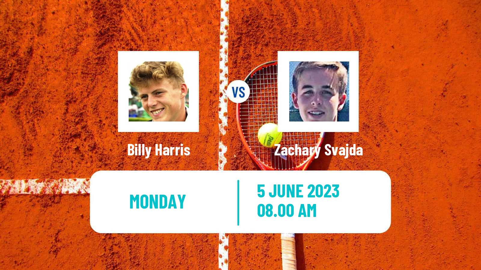 Tennis Surbiton Challenger Men Billy Harris - Zachary Svajda