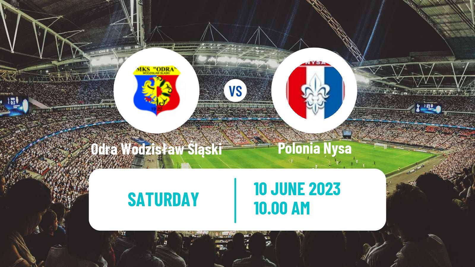 Soccer Polish Division 3 - Group III Odra Wodzisław Śląski - Polonia Nysa