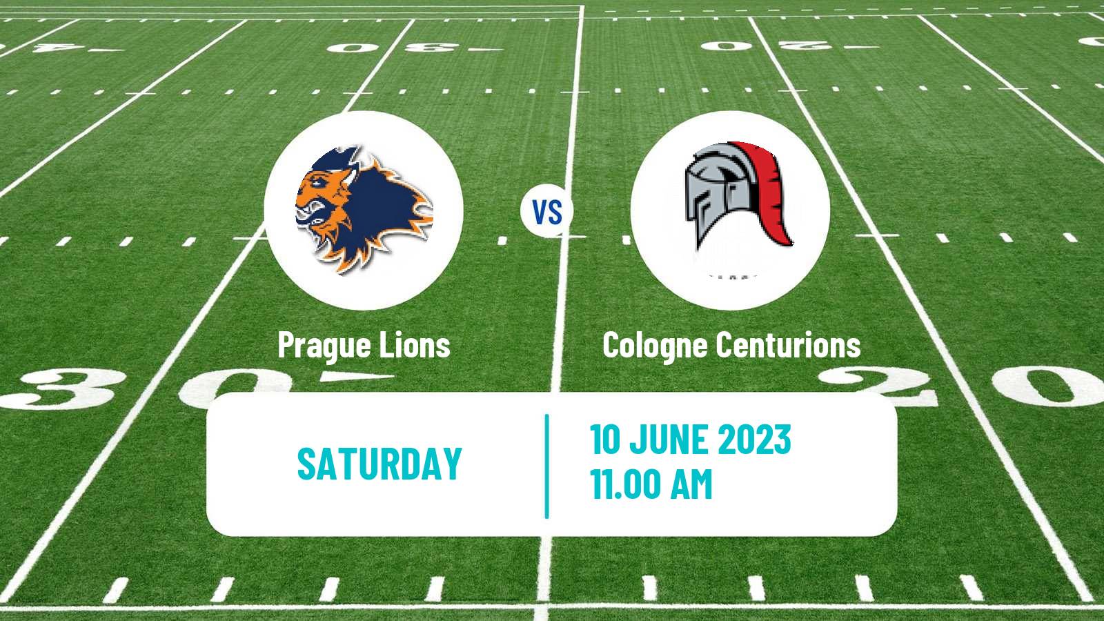 American football European League of American Football Prague Lions - Cologne Centurions