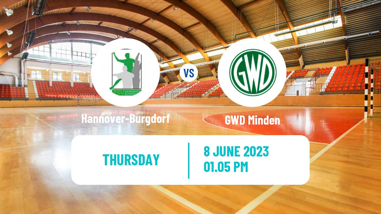Handball German Bundesliga Handball Hannover-Burgdorf - GWD Minden