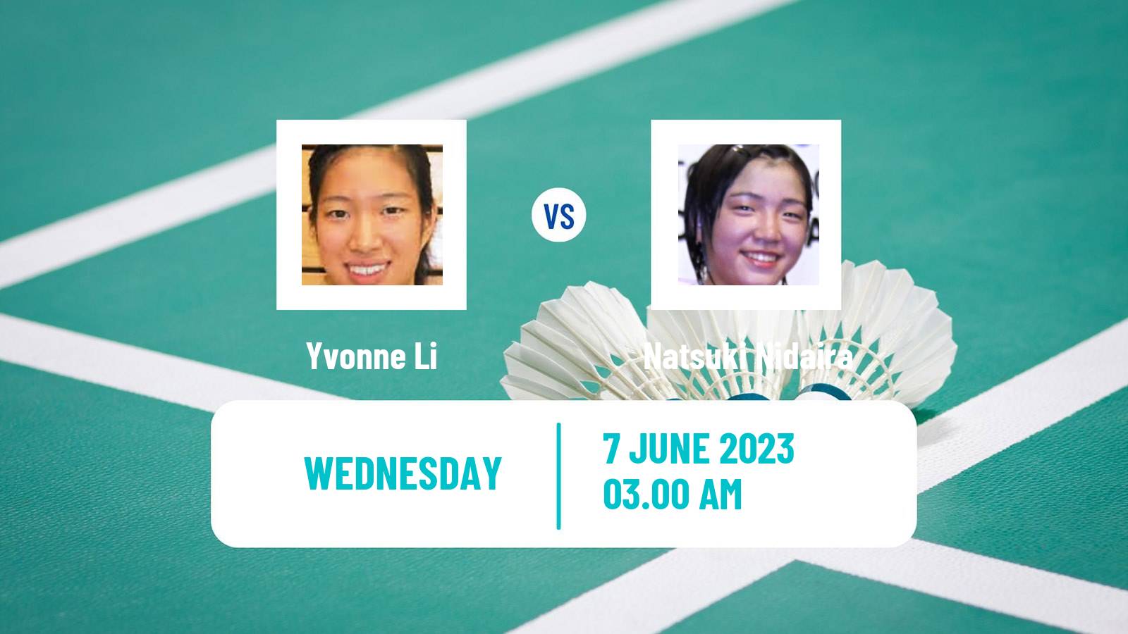 Badminton BWF World Tour Singapore Open Women Yvonne Li - Natsuki Nidaira