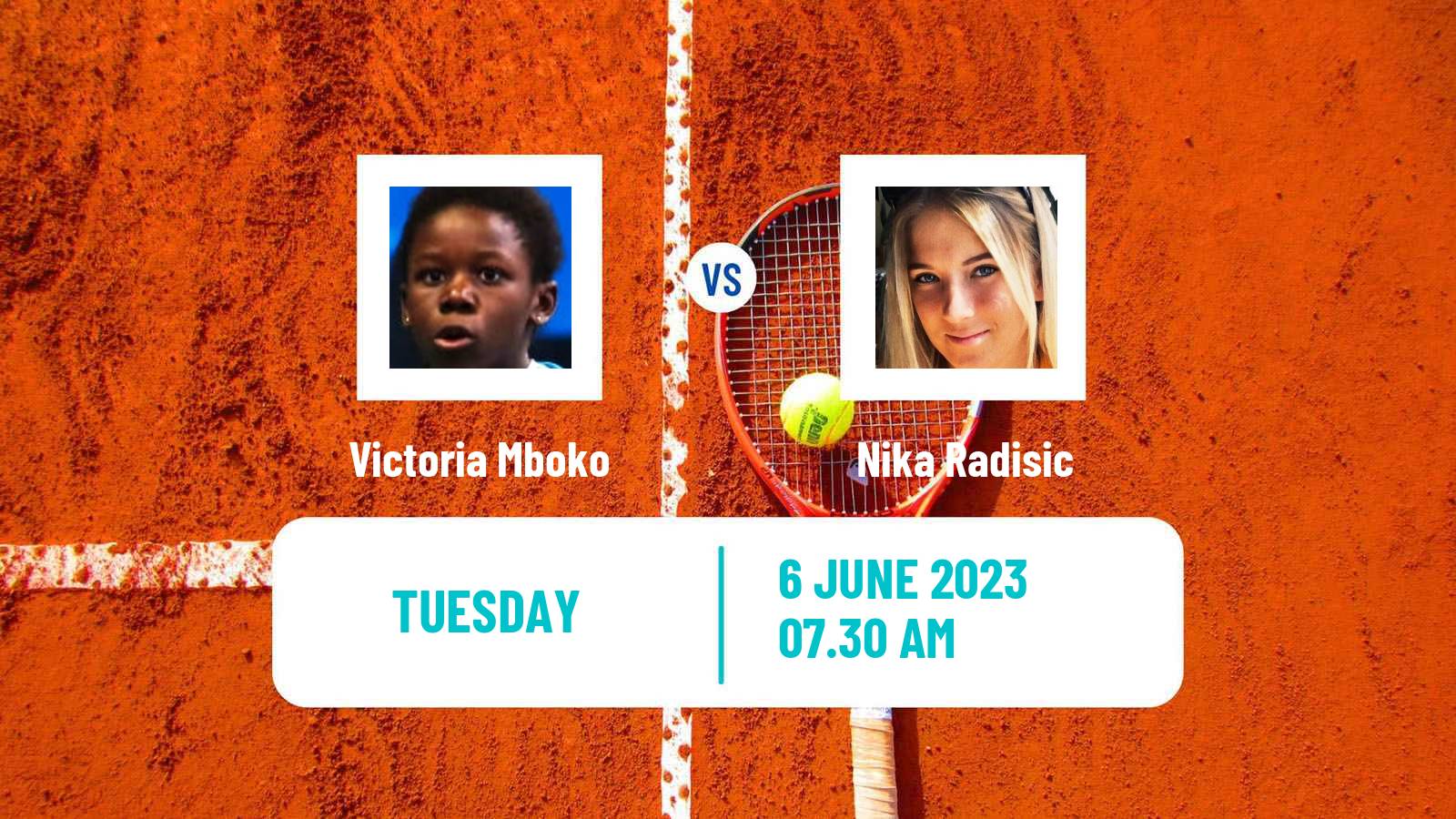 Tennis ITF W25 Poertschach Women Victoria Mboko - Nika Radisic