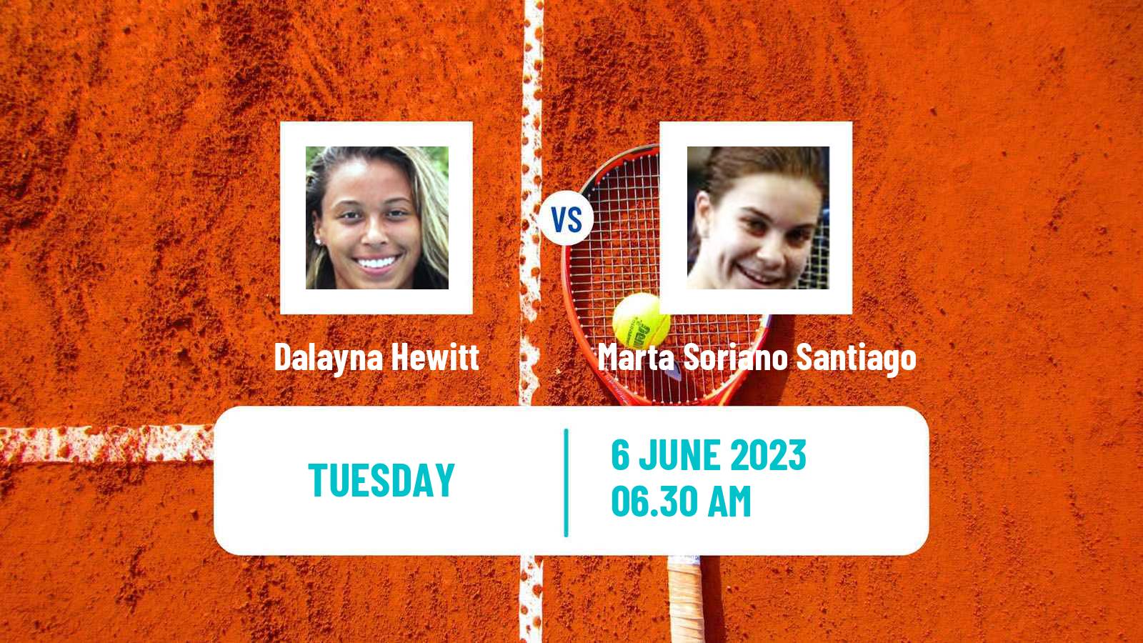 Tennis ITF W25 Madrid Women Dalayna Hewitt - Marta Soriano Santiago