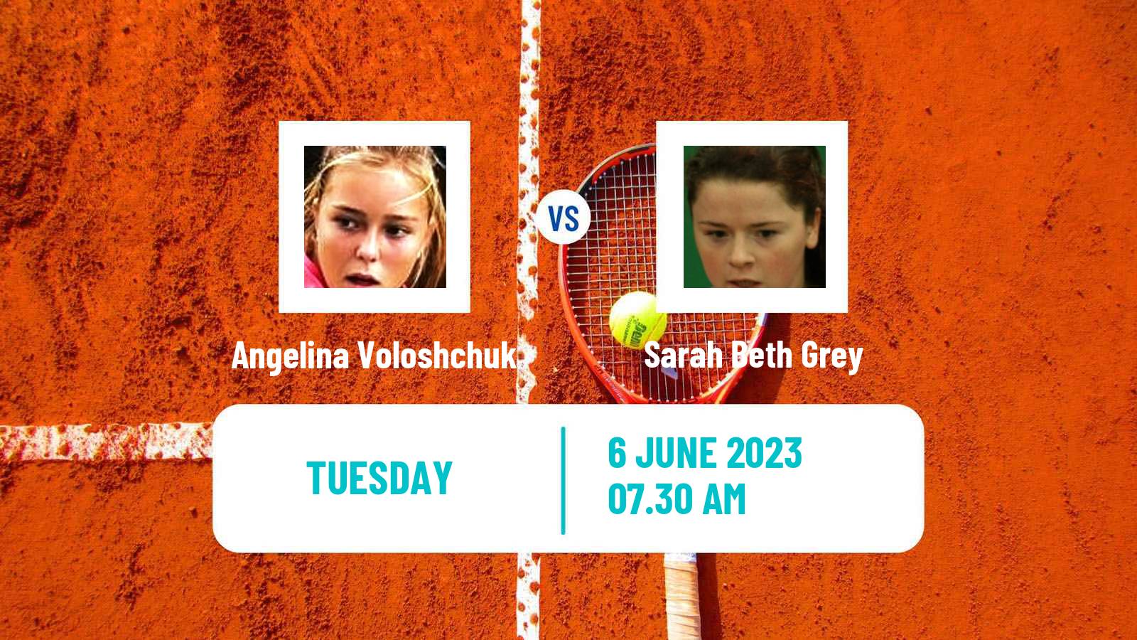 Tennis ITF W25 Setubal Women Angelina Voloshchuk - Sarah Beth Grey