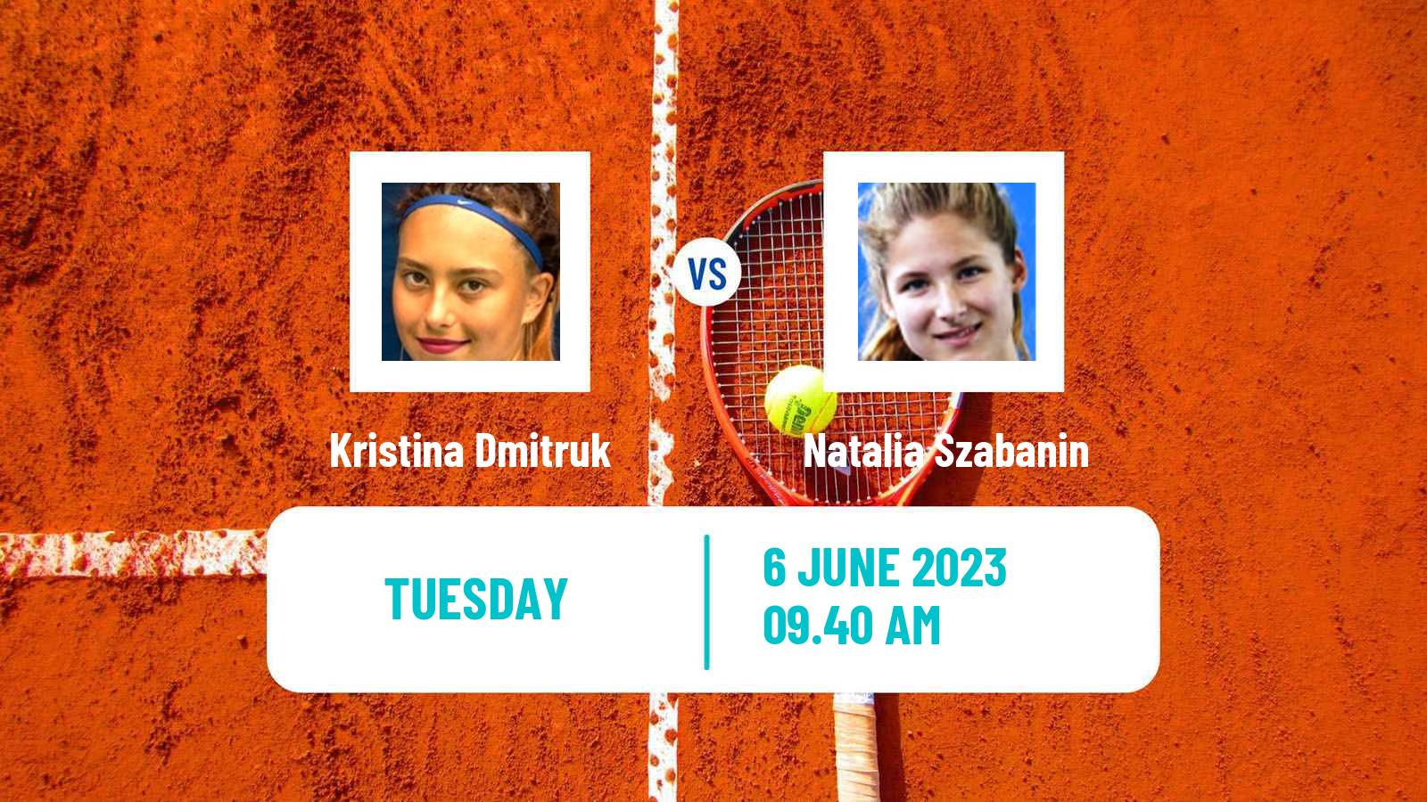 Tennis Makarska Challenger Women Kristina Dmitruk - Natalia Szabanin
