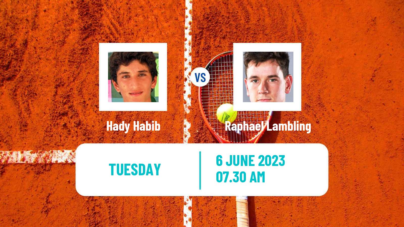 Tennis ITF M15 Monastir 23 Men 2023 Hady Habib - Raphael Lambling