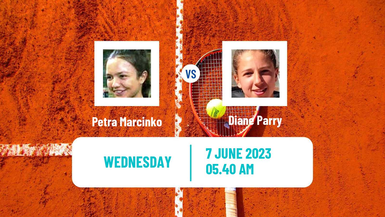 Tennis Makarska Challenger Women Petra Marcinko - Diane Parry