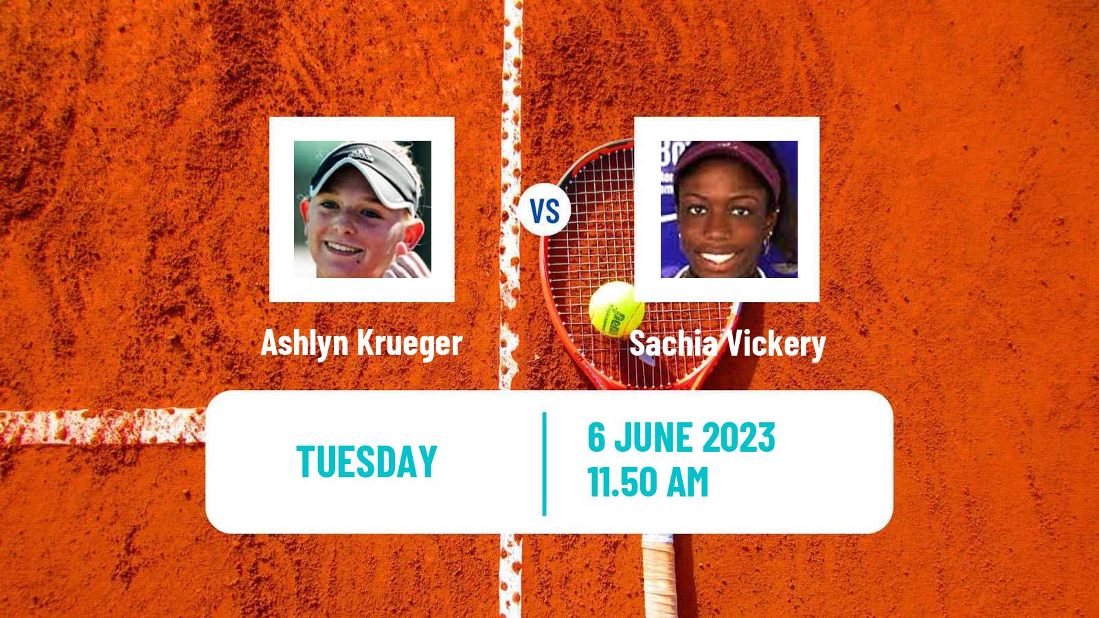 Tennis ITF W100 Surbiton Women Ashlyn Krueger - Sachia Vickery