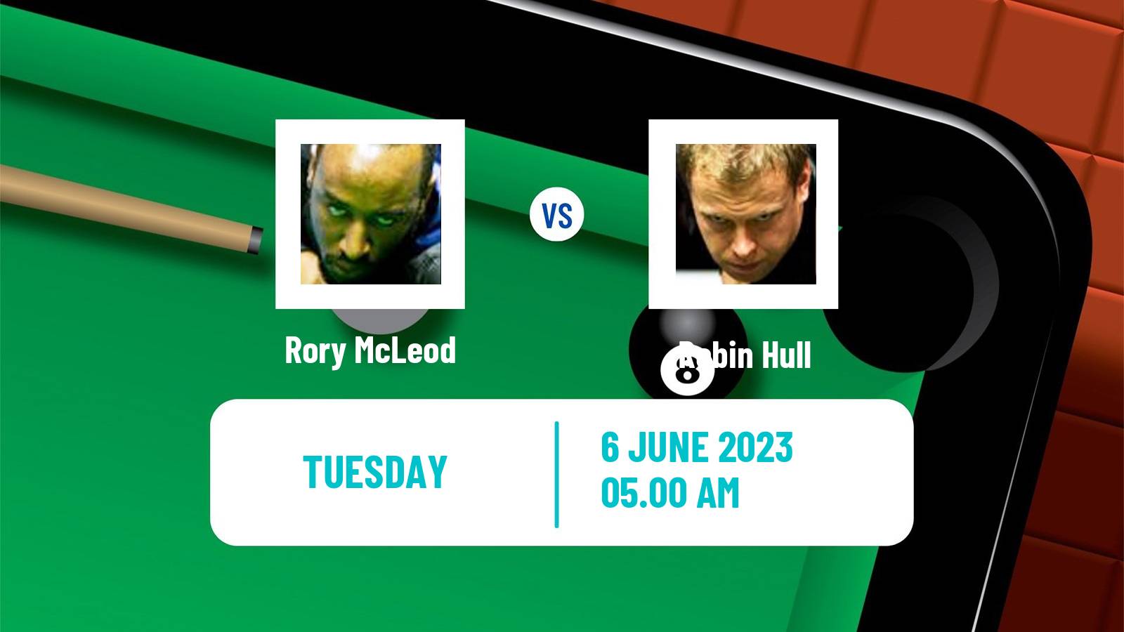 Snooker Qualifying School 2 Rory McLeod - Robin Hull