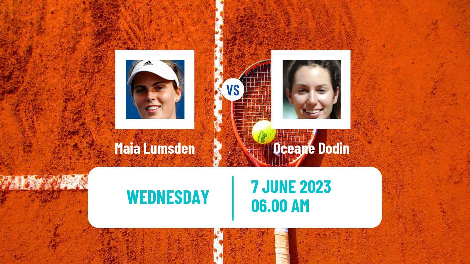 Tennis ITF W100 Surbiton Women Maia Lumsden - Oceane Dodin