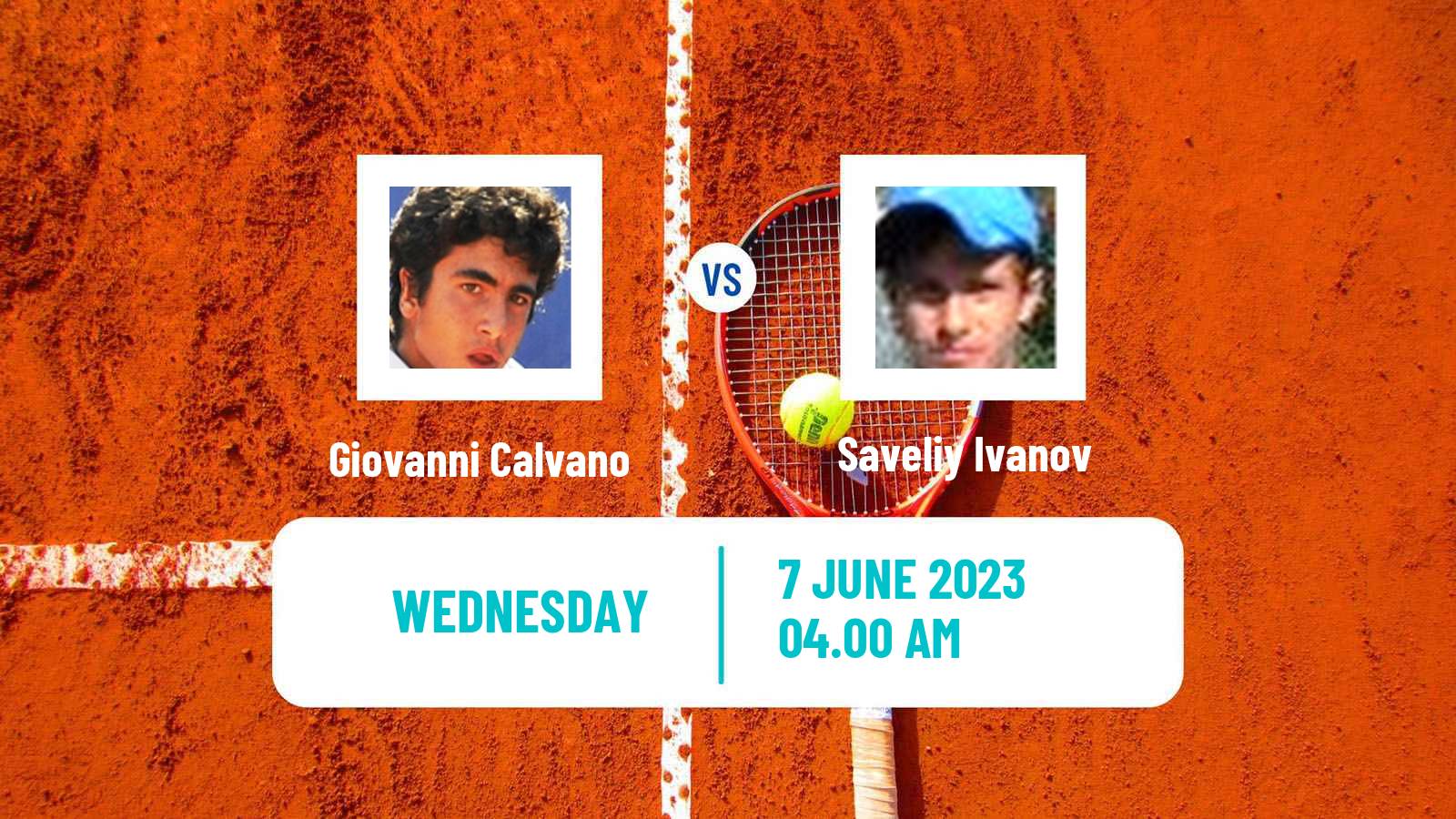Tennis ITF M15 Tehran Men Giovanni Calvano - Saveliy Ivanov
