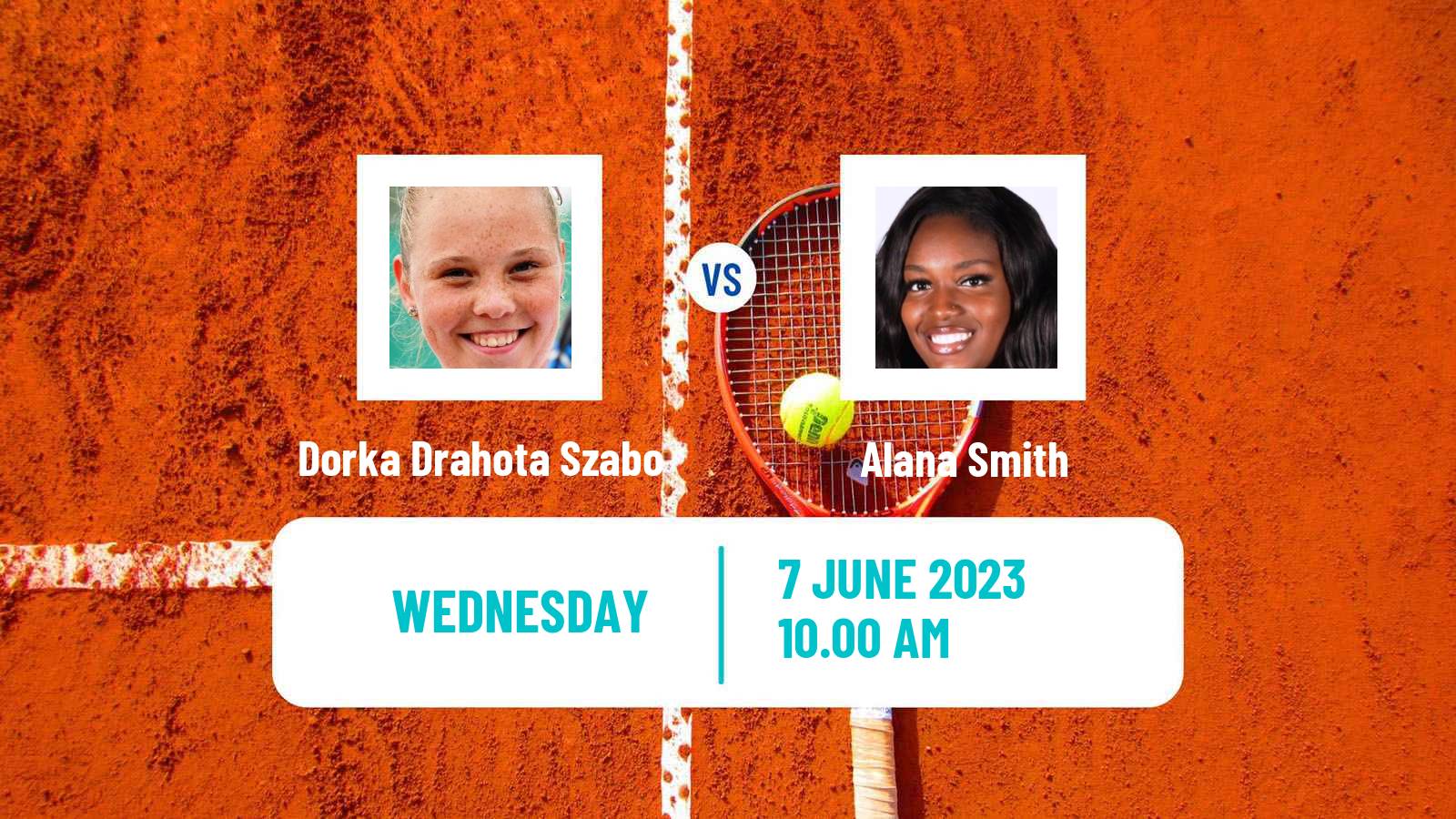 Tennis ITF W25 Madrid Women Dorka Drahota Szabo - Alana Smith