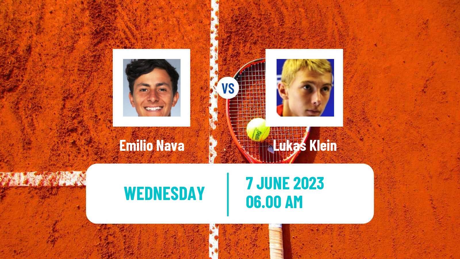 Tennis Prostejov Challenger Men Emilio Nava - Lukas Klein