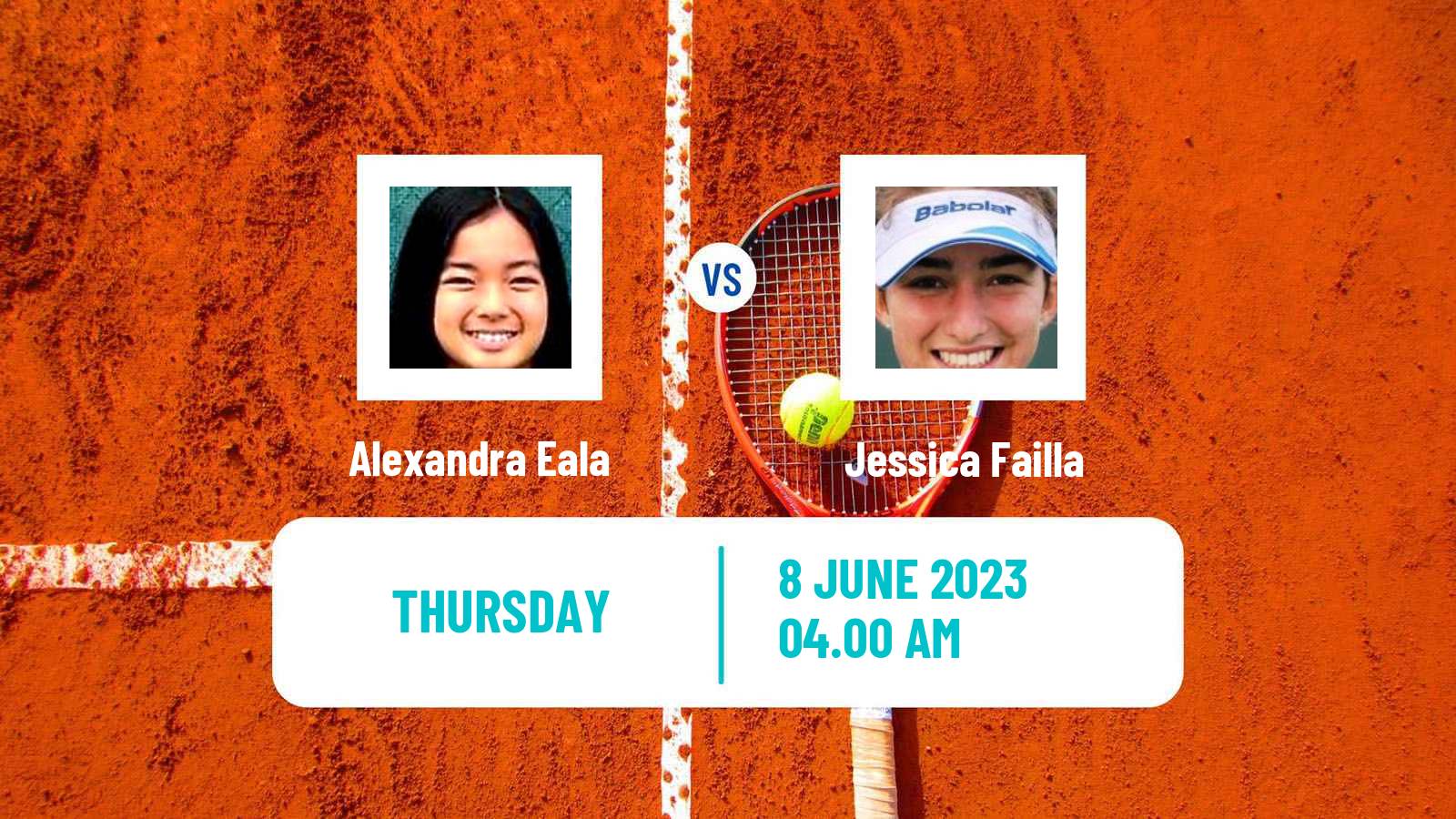 Tennis ITF W25 Madrid Women Alexandra Eala - Jessica Failla