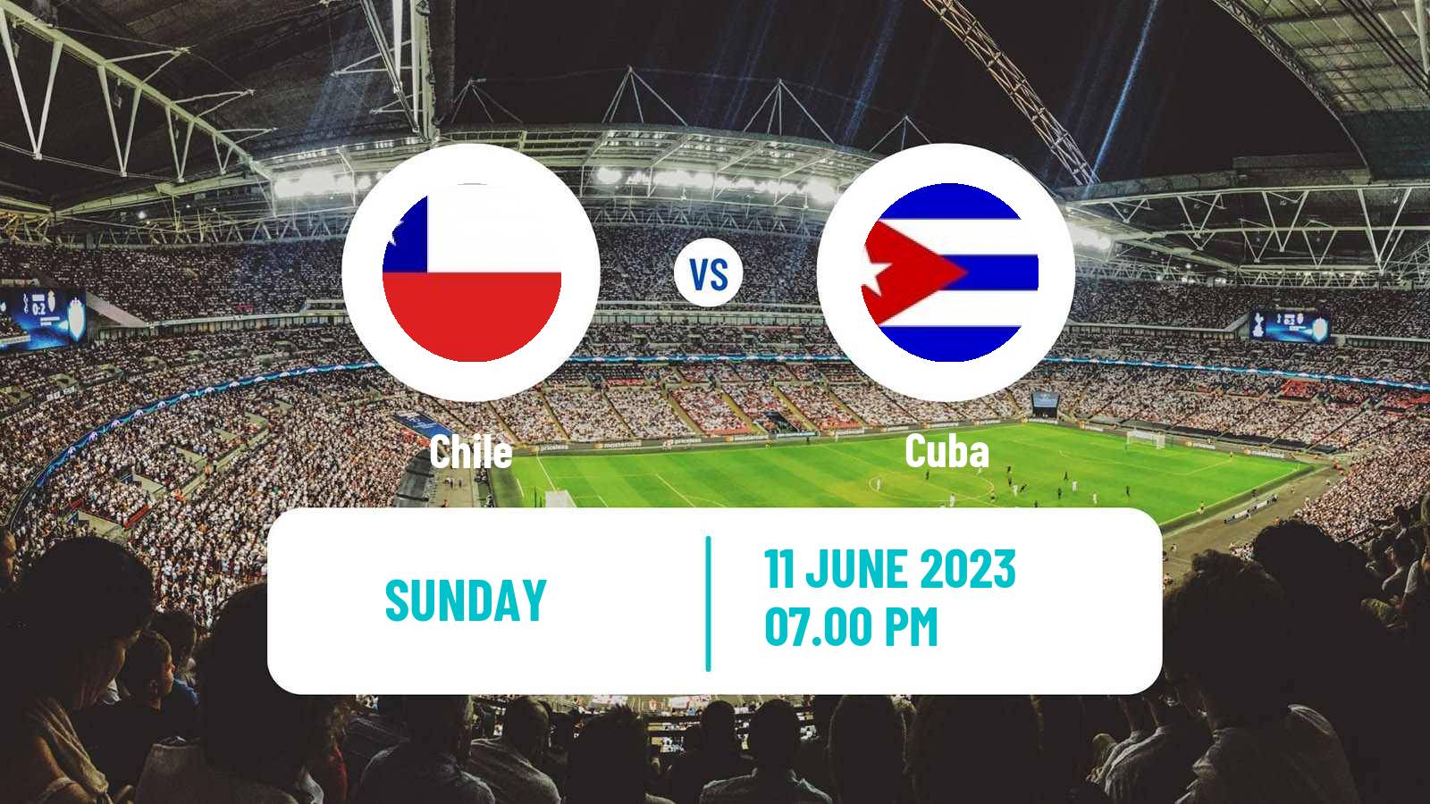 Soccer Friendly Chile - Cuba