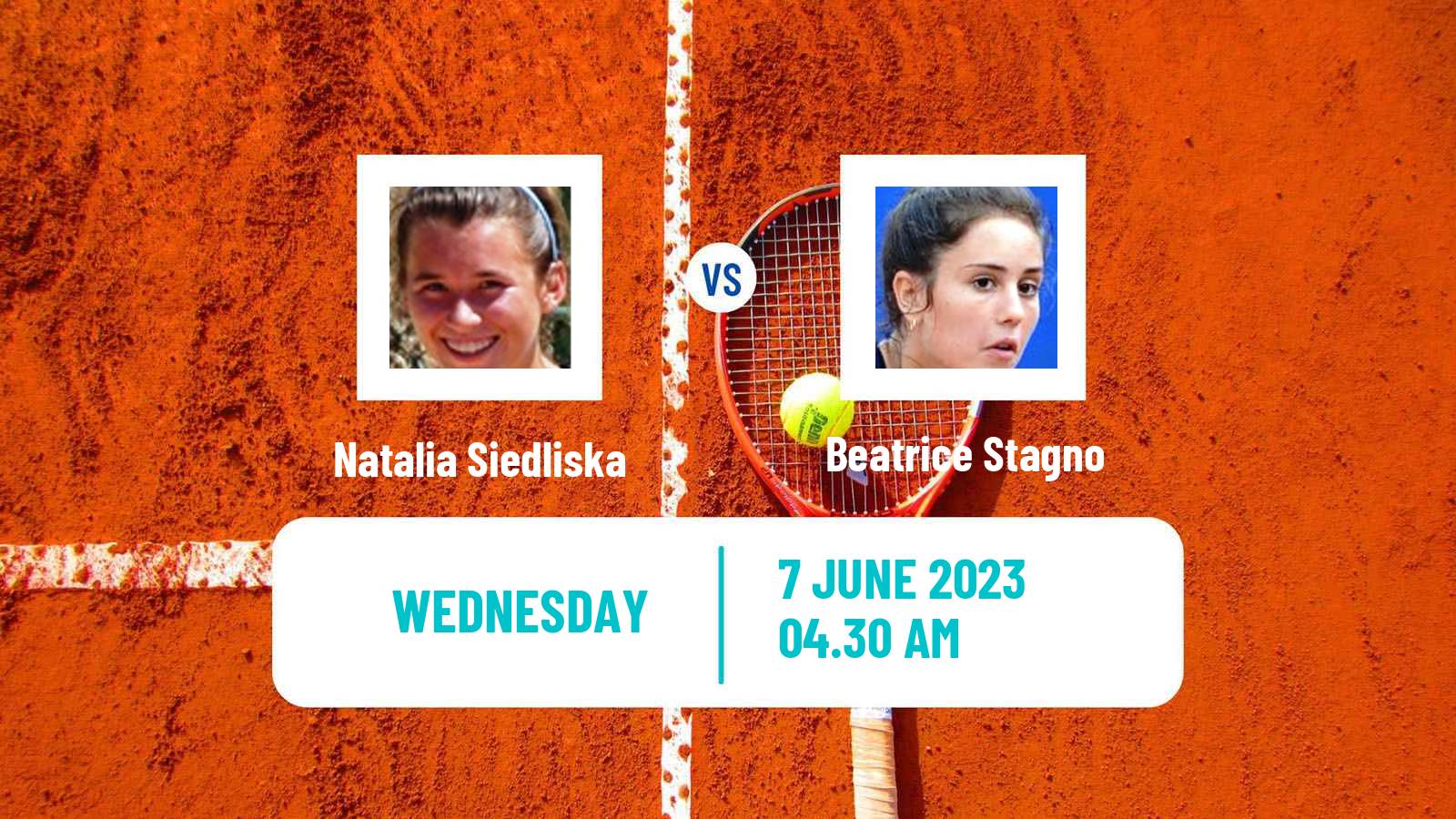 Tennis ITF W15 Monastir 18 Women Natalia Siedliska - Beatrice Stagno