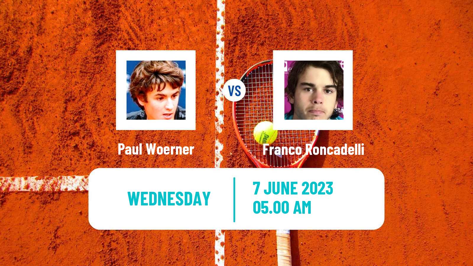 Tennis ITF M15 Tanger Men Paul Woerner - Franco Roncadelli