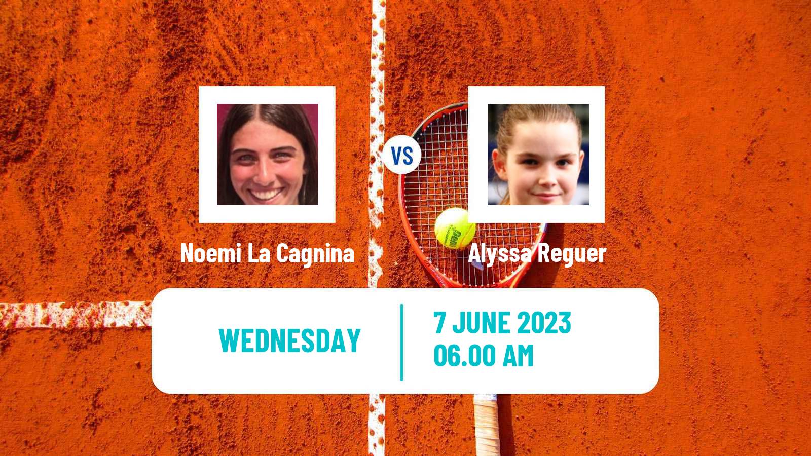 Tennis ITF W15 Monastir 18 Women Noemi La Cagnina - Alyssa Reguer