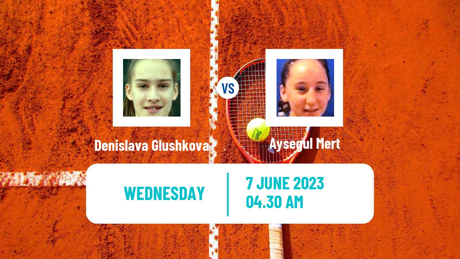Tennis ITF W25 Kursumlijska Banja 2 Women Denislava Glushkova - Aysegul Mert