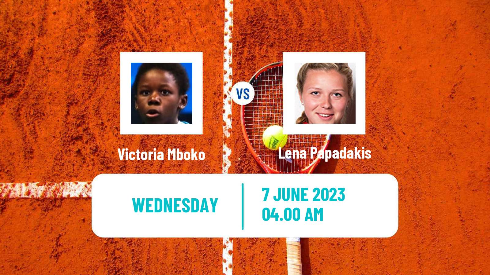 Tennis ITF W25 Poertschach Women Victoria Mboko - Lena Papadakis