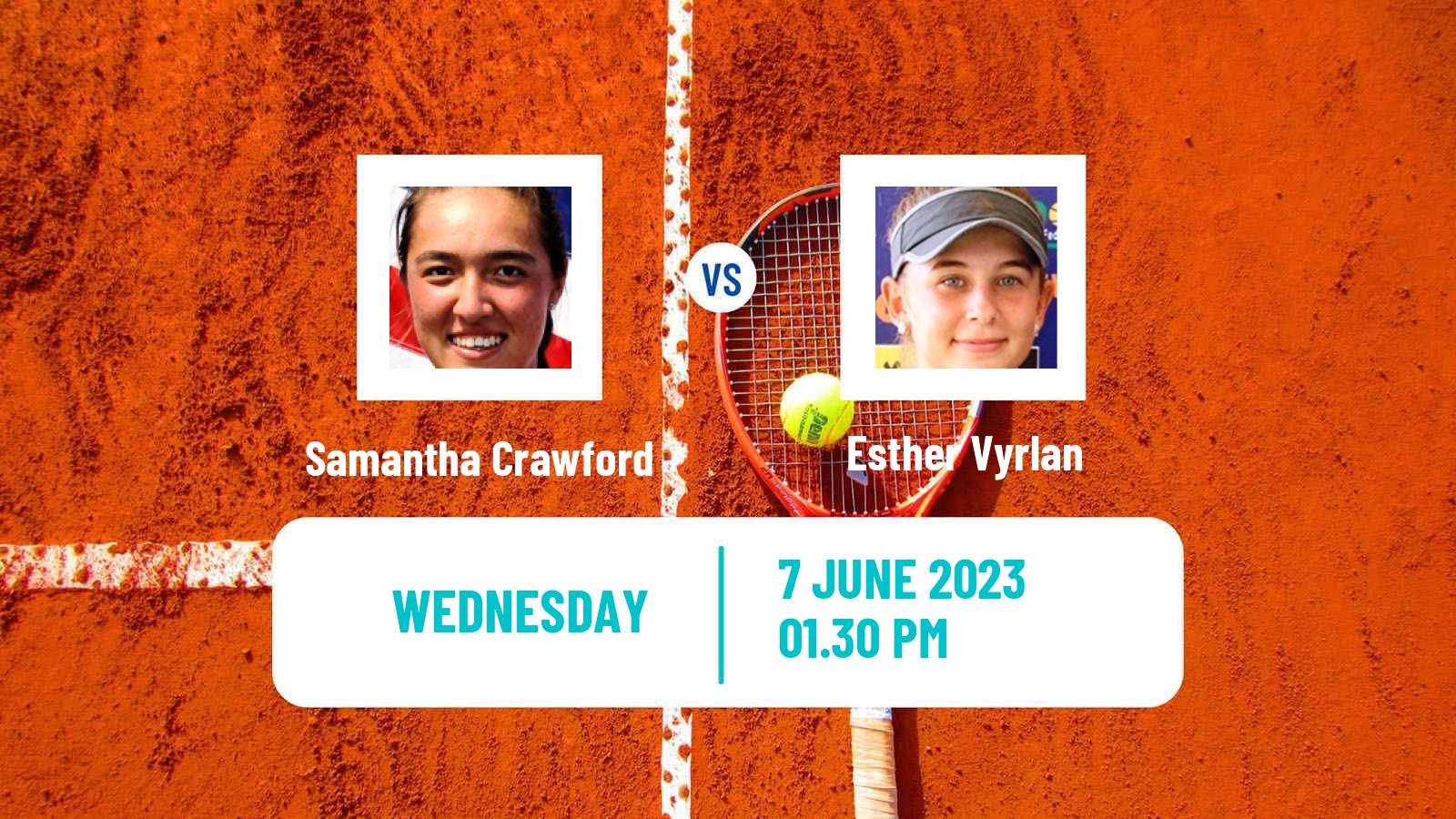 Tennis ITF W15 San Diego Ca Women Samantha Crawford - Esther Vyrlan