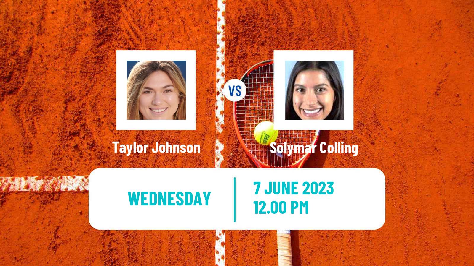 Tennis ITF W15 San Diego Ca Women Taylor Johnson - Solymar Colling