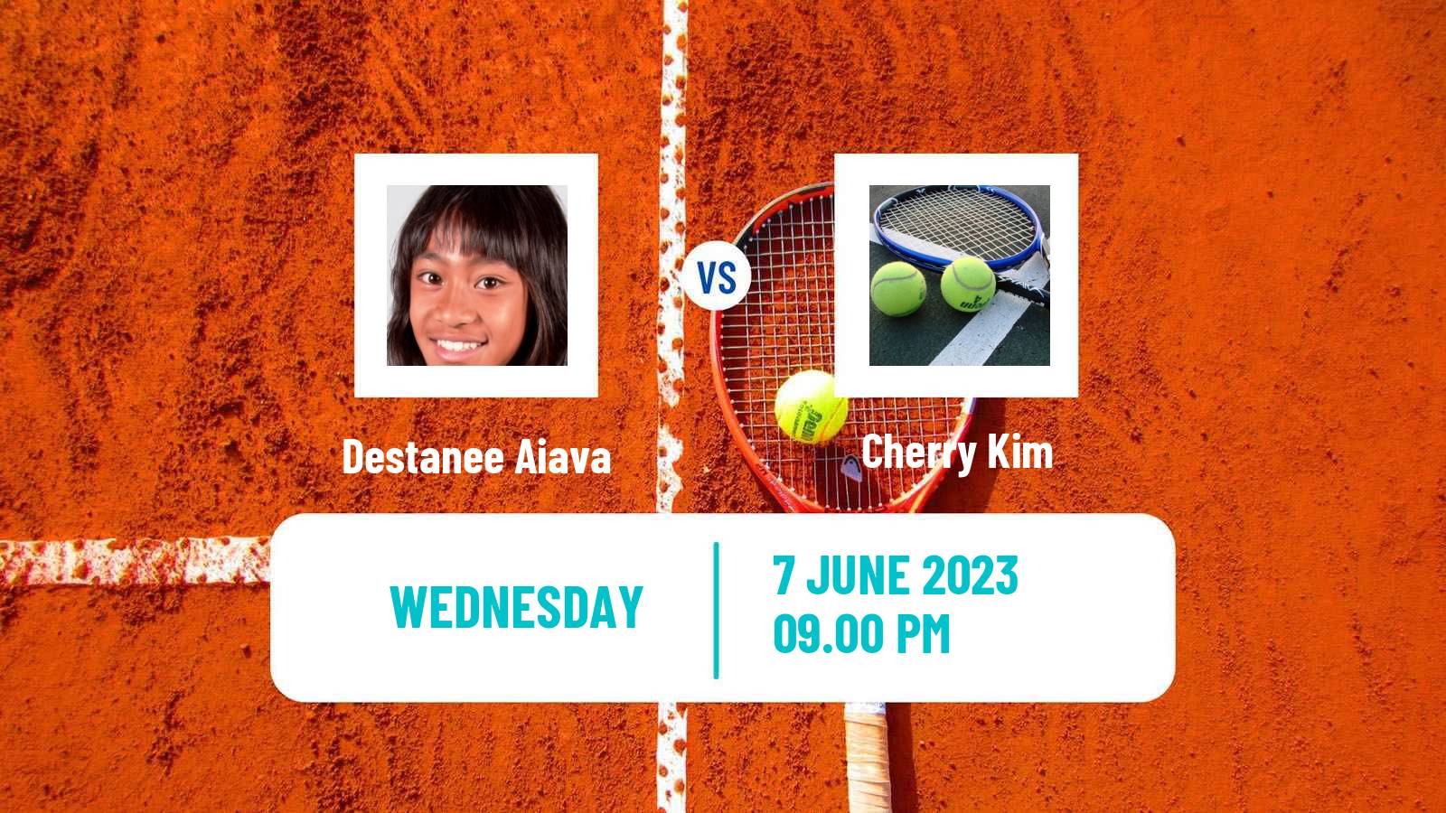 Tennis ITF W25 Daegu Women Destanee Aiava - Cherry Kim