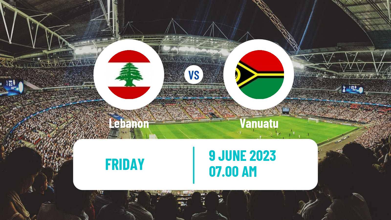 Soccer Friendly Lebanon - Vanuatu