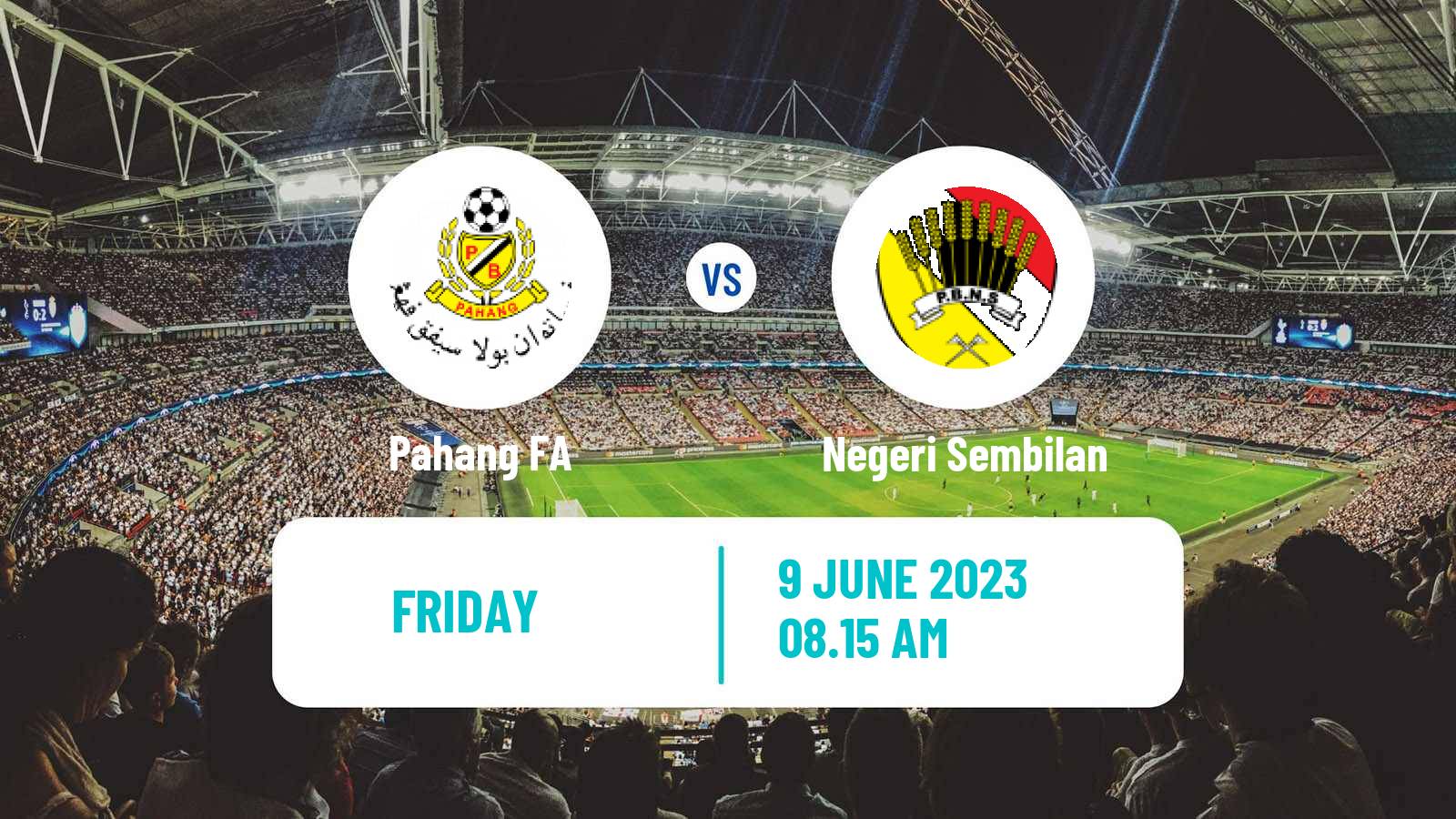 Soccer Malaysian Super League Pahang - Negeri Sembilan