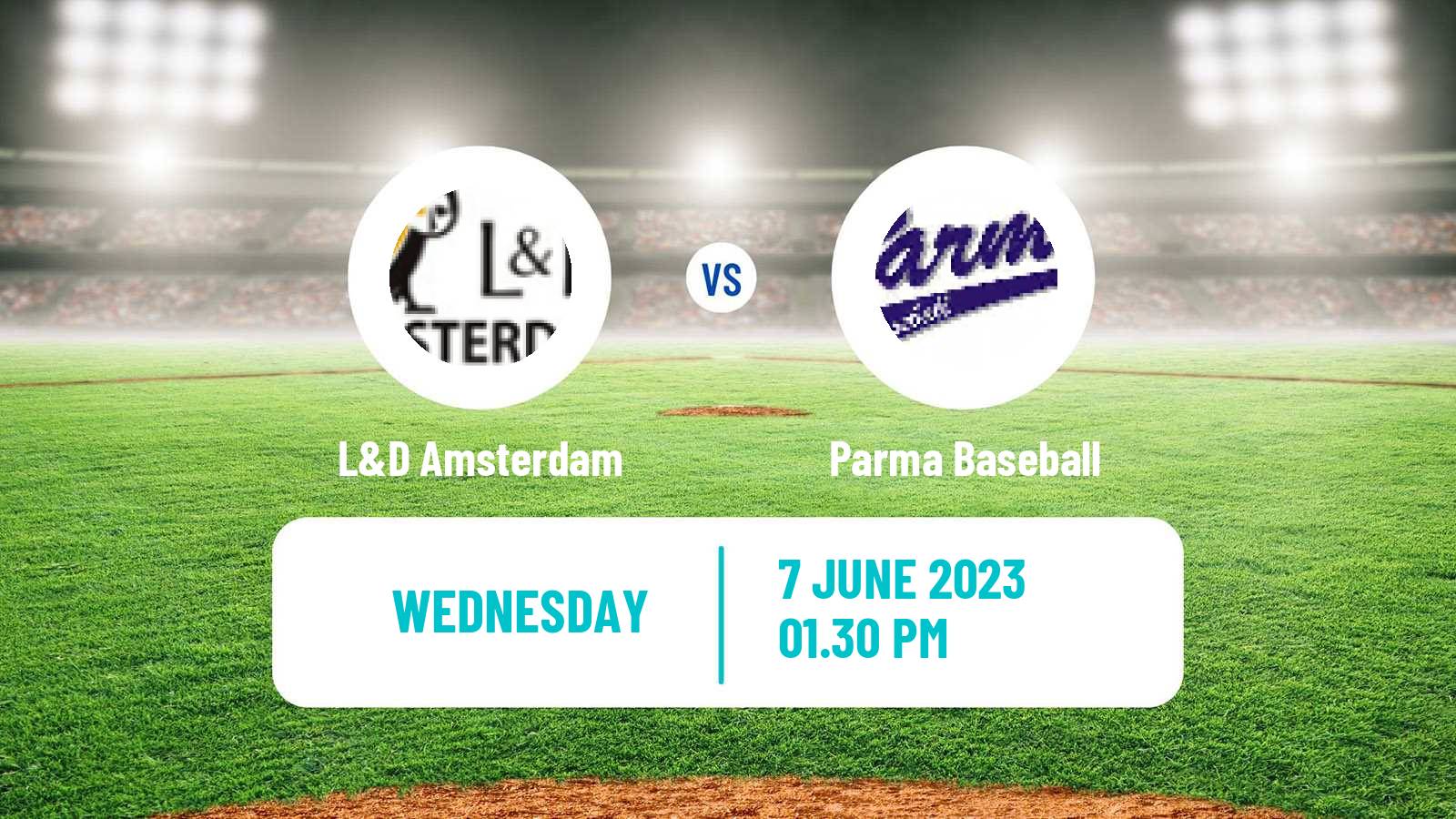 Baseball Champions Cup Baseball L&D Amsterdam - Parma Baseball