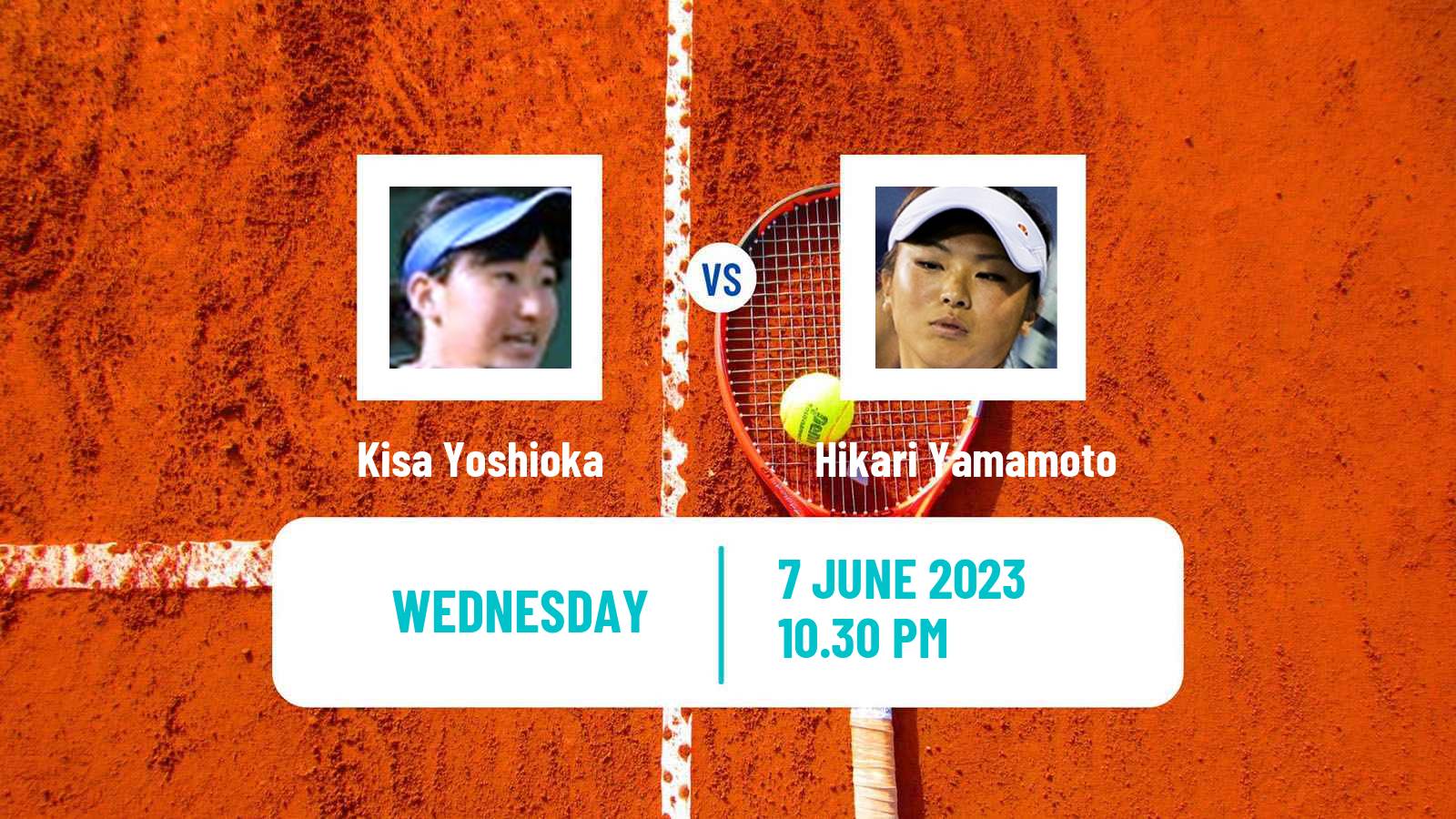 Tennis ITF W15 Kashiwa Women Kisa Yoshioka - Hikari Yamamoto