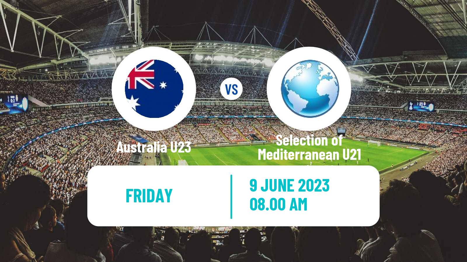 Soccer Maurice Revello Tournament Australia U23 - Selection of Mediterranean U21