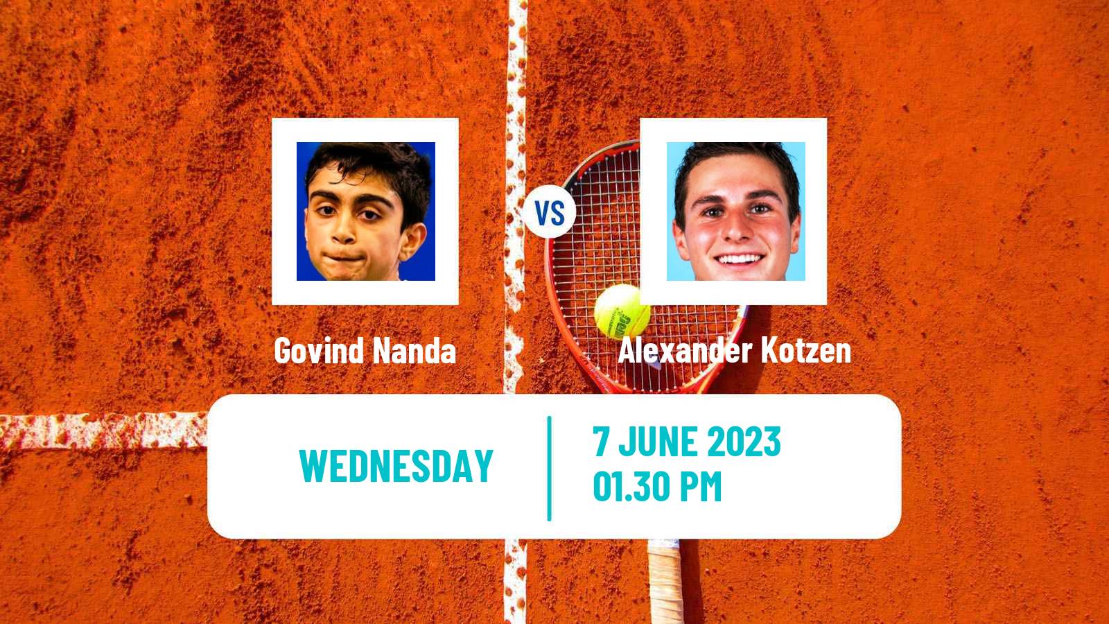 Tennis ITF M15 San Diego Men Govind Nanda - Alexander Kotzen