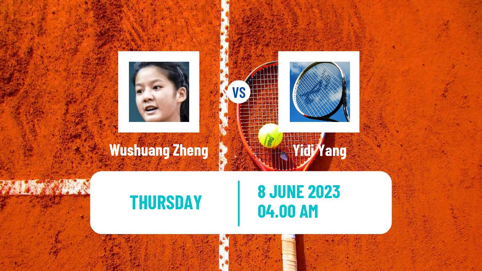 Tennis ITF W25 Luzhou Women Wushuang Zheng - Yidi Yang