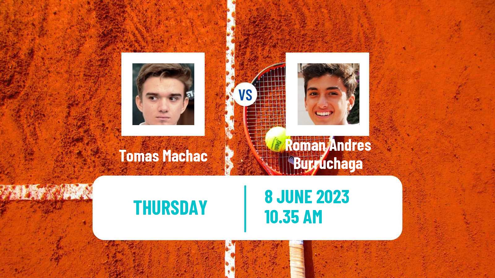 Tennis Prostejov Challenger Men Tomas Machac - Roman Andres Burruchaga