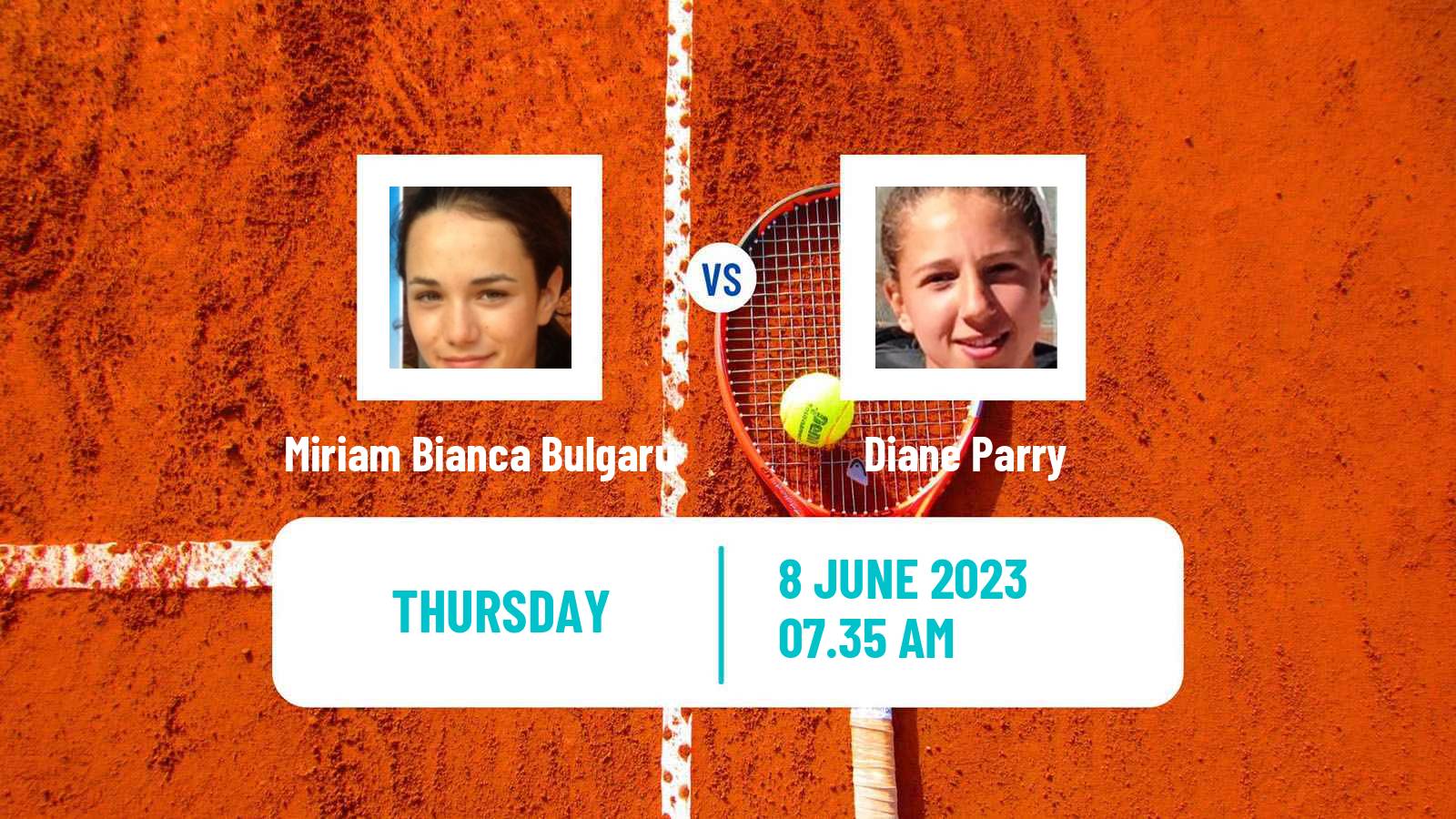 Tennis Makarska Challenger Women Miriam Bianca Bulgaru - Diane Parry