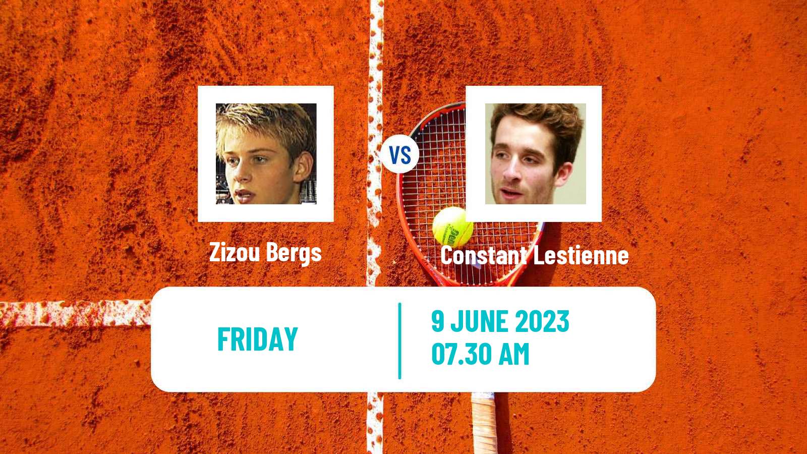 Tennis Surbiton Challenger Men Zizou Bergs - Constant Lestienne