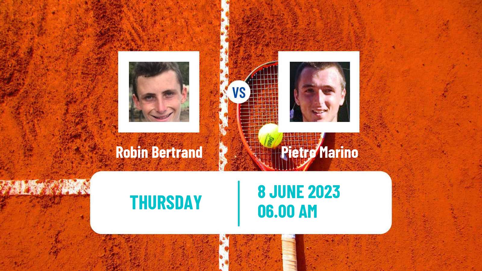 Tennis ITF M15 Monastir 23 Men Robin Bertrand - Pietro Marino