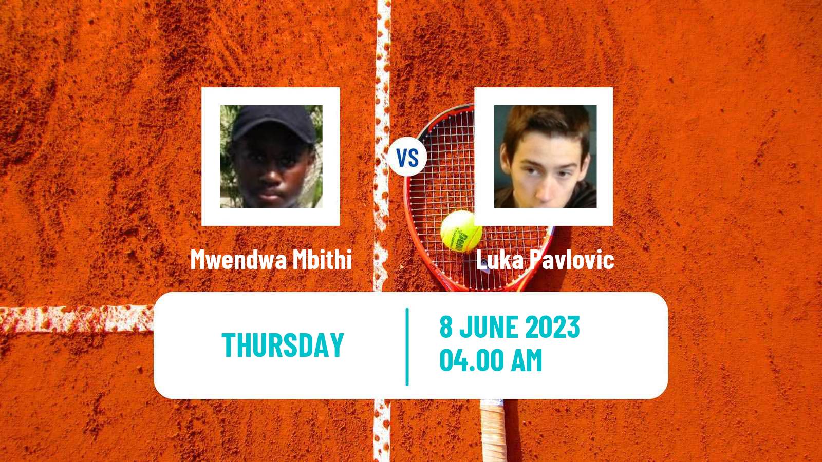 Tennis ITF M25 Kursumlijska Banja 3 Men Mwendwa Mbithi - Luka Pavlovic