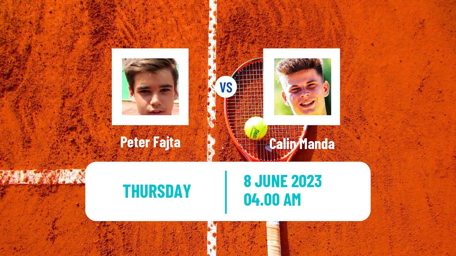 Tennis ITF M15 Nyiregyhaza Men Peter Fajta - Calin Manda