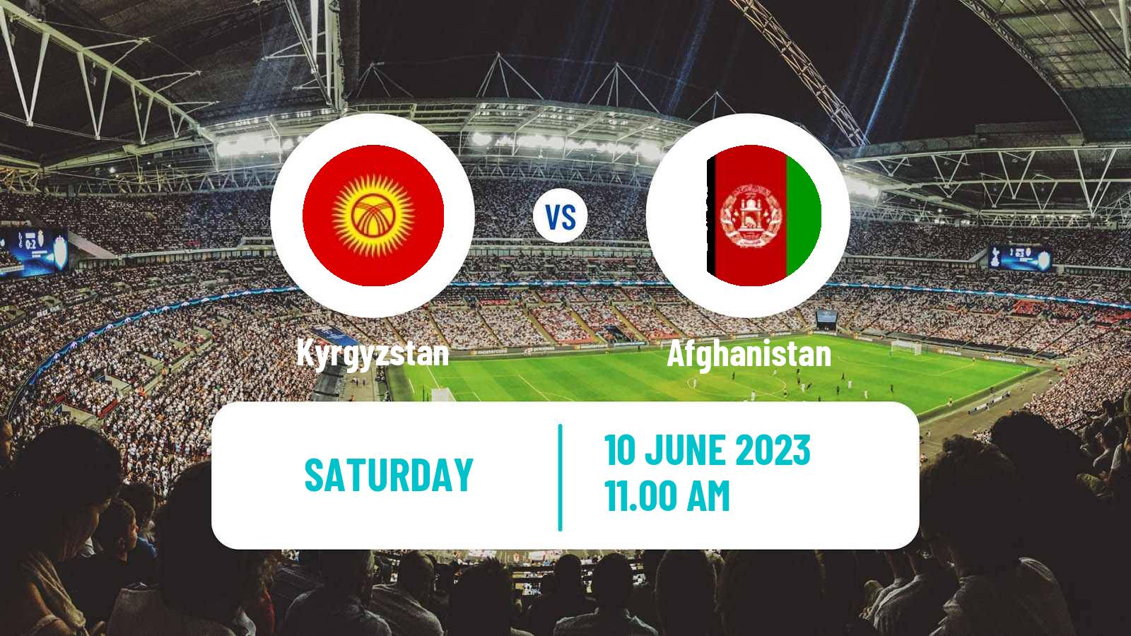Soccer CAFA Nations Cup Kyrgyzstan - Afghanistan