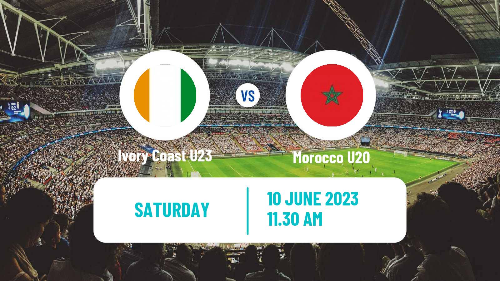 Soccer Maurice Revello Tournament Ivory Coast U23 - Morocco U20