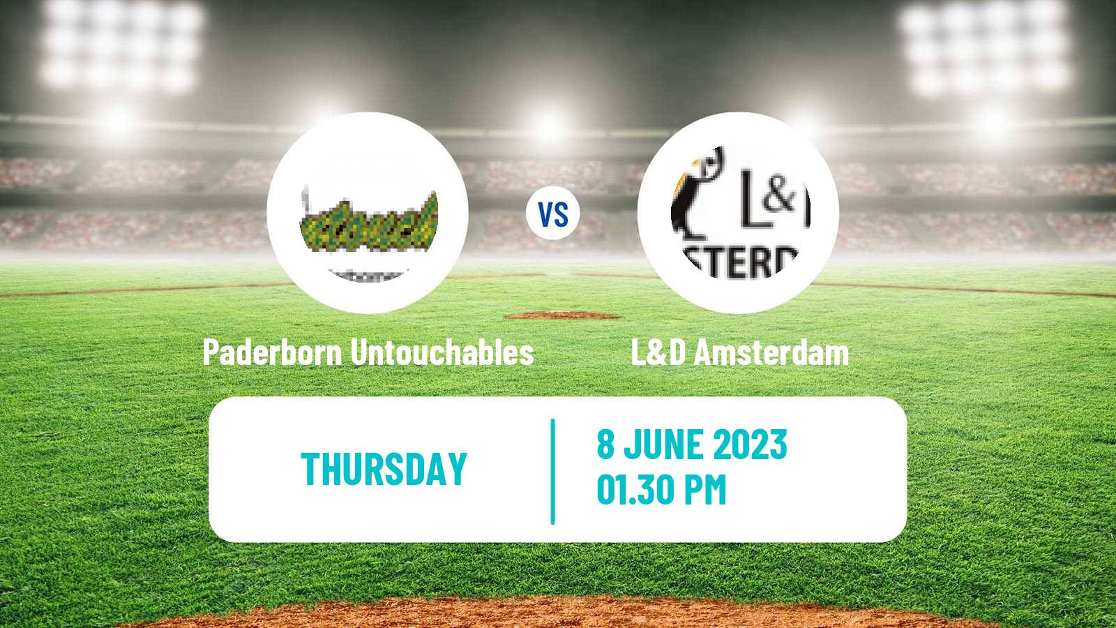Baseball Champions Cup Baseball Paderborn Untouchables - L&D Amsterdam