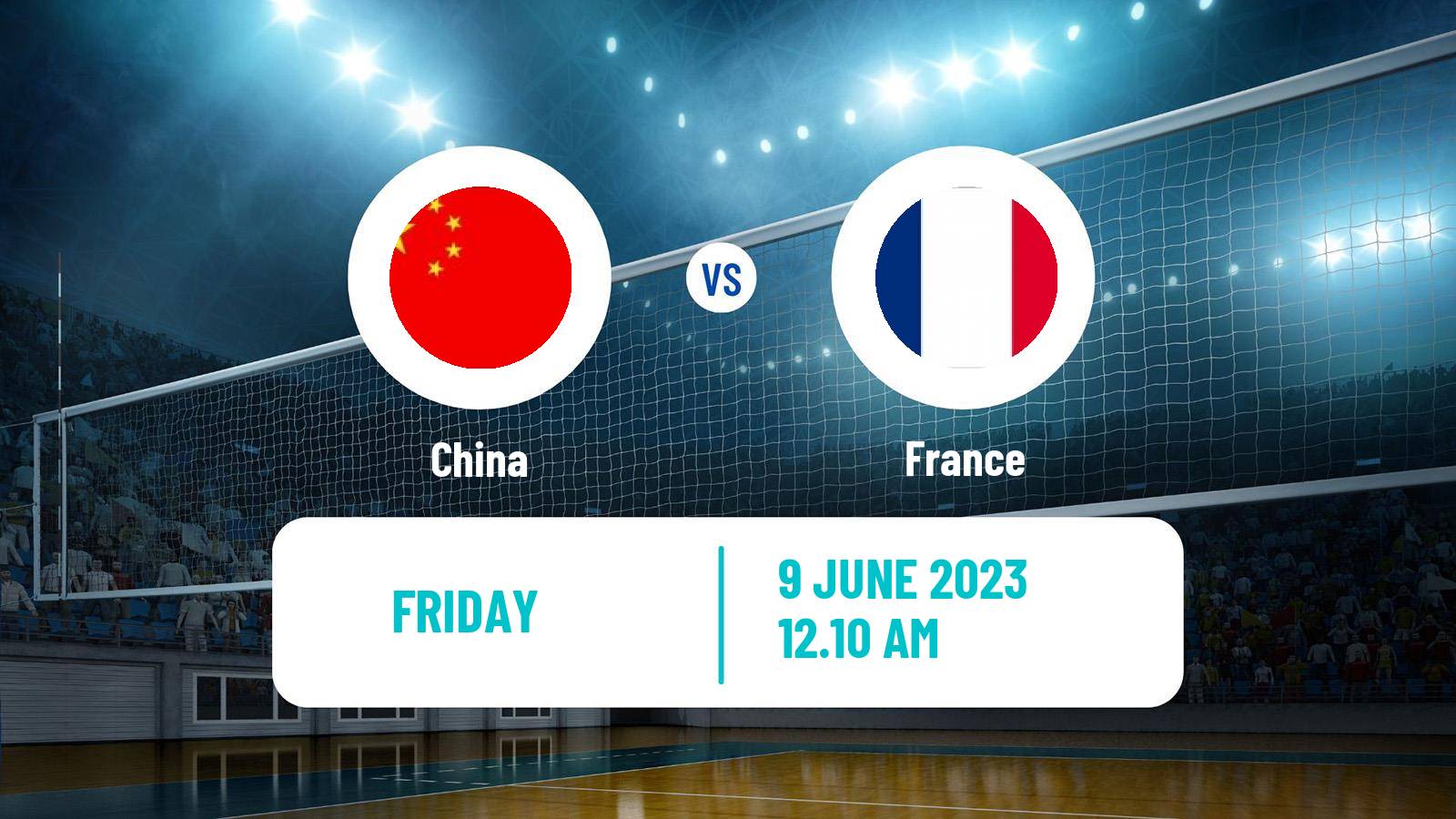 Volleyball Nations League Volleyball China - France